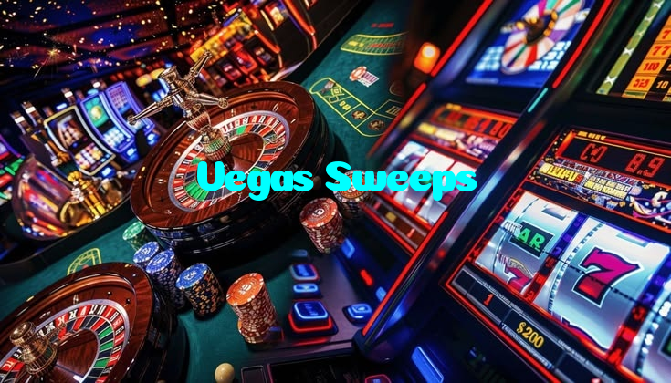 Vegas Sweeps casino presented on mobile device in Pakistan with slots and live games