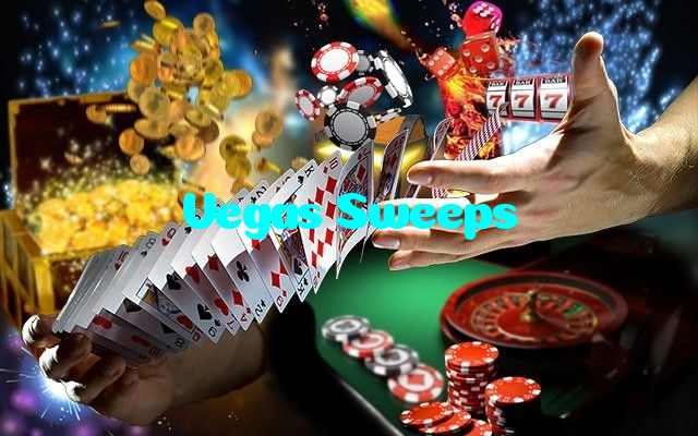 Vegas Sweeps casino presented on mobile device in Pakistan with slots and live games
